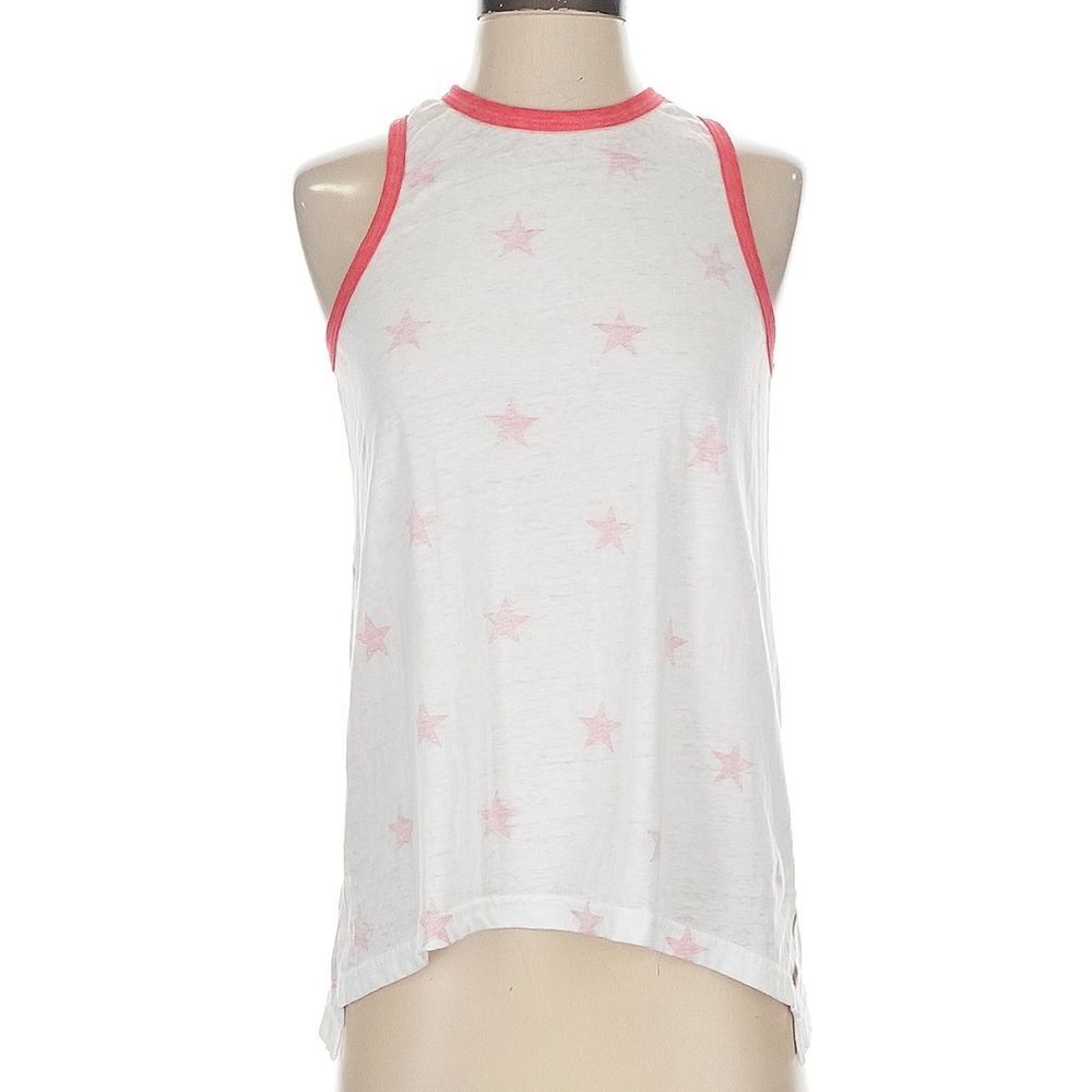 Modern Lux Red and White Star Tank Top